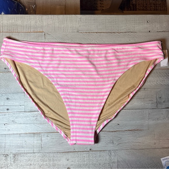 Old Navy Pink Low Rise Terry Classic Bikini Bottoms NWT Size 4X - Picture 5 of 13
